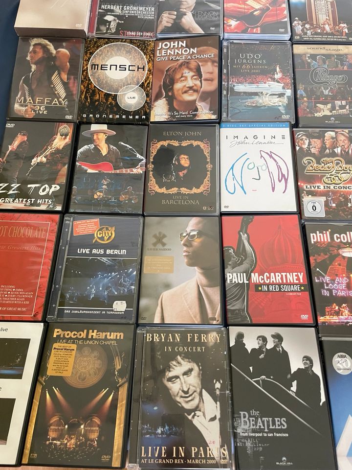 Diverse DVD‘ s Falco, Kroos, Beatles, City, Karat, Roxette, Maffa in Fredersdorf-Vogelsdorf