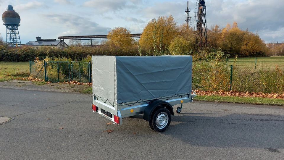 KNALLERPREIS - Neuer 750 KG Planenanhänger, Trailer, Hänger, PKW-Anhänger mit Stützrad und Hochplane in Ilsede