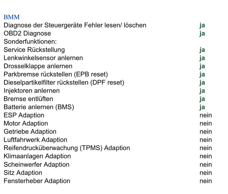 Biete Fehlerspeicher auslesen löschen BMW in Geislingen
