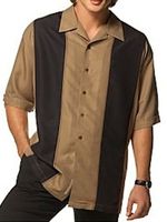 Bowling Shirt / Hemd, Made in USA, Black & Tan, 2XL/XXL -XL-L-3XL Berlin - Spandau Vorschau