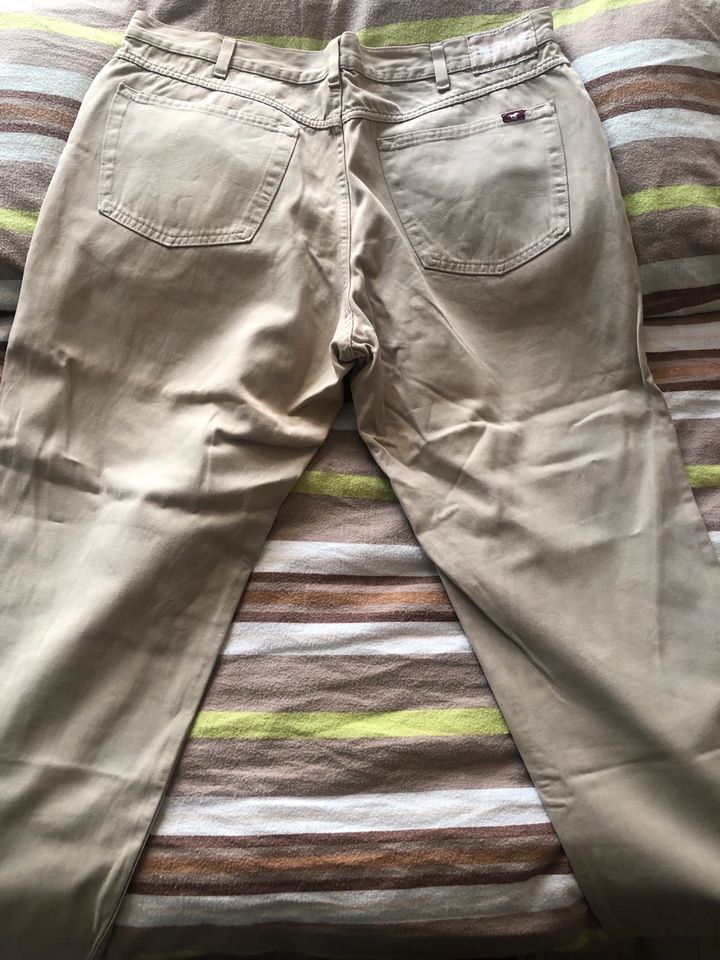 Mustang Jeans beige gr. 40/34 glatter Stoff in Künzelsau