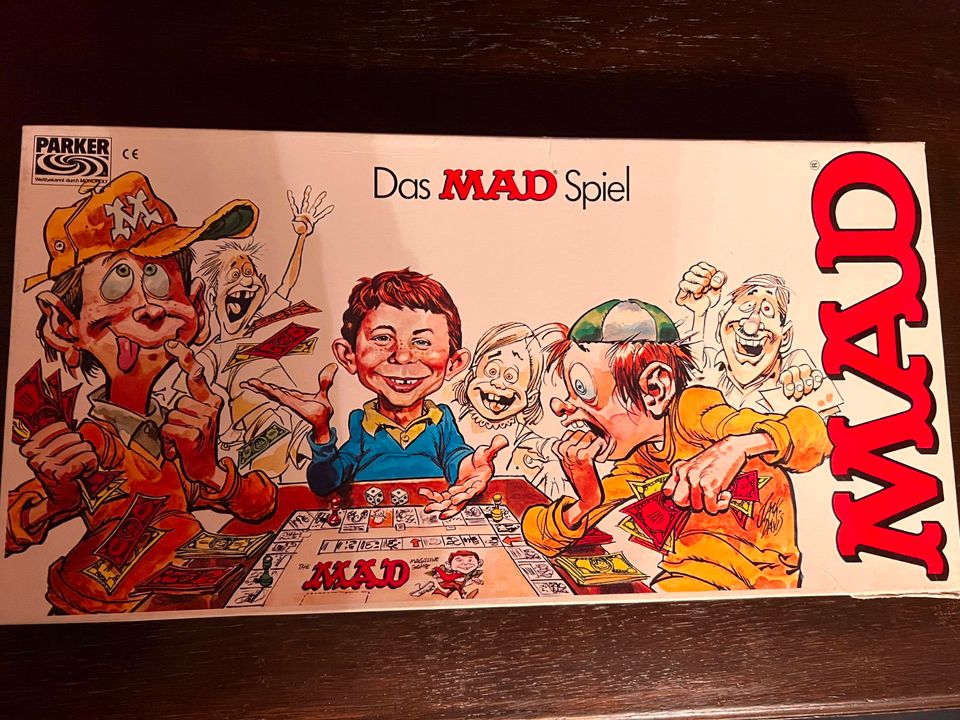 Brettspiel: "Das Mad Spiel" von Parker [gebraucht / sehr gut] in Langeneichstädt