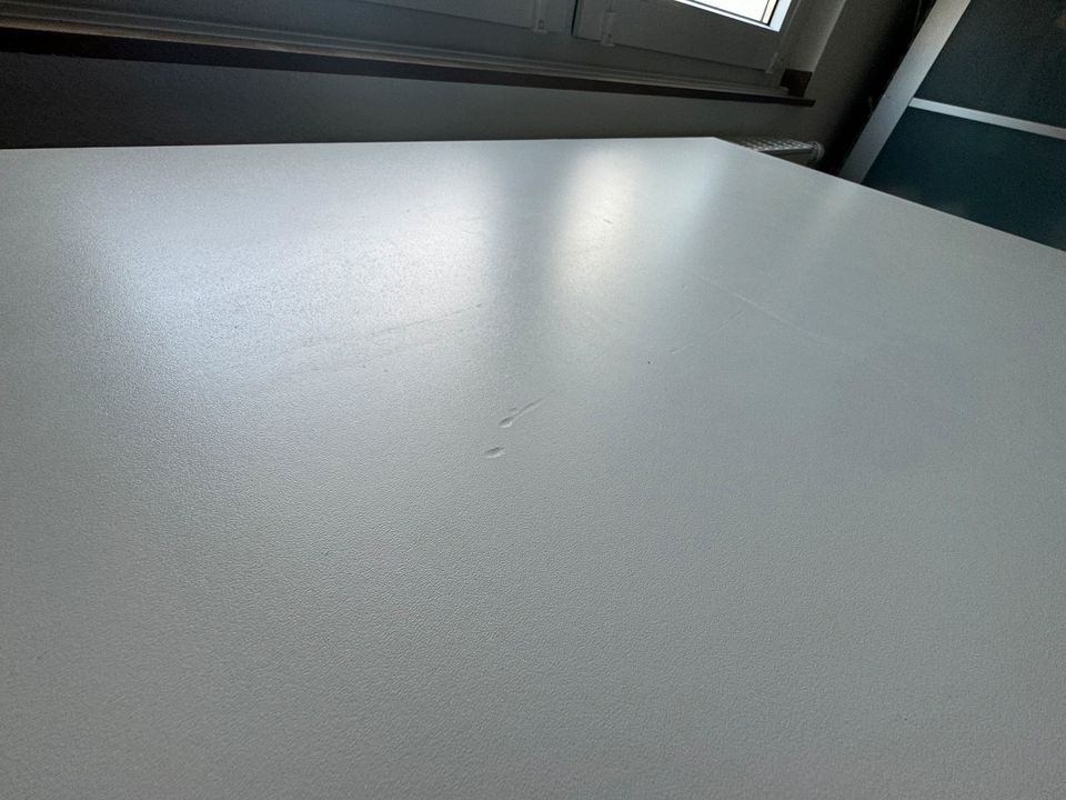 Fleischer Schreibtisch Bürotisch manuell höhenverstellbar 180x80 in Dortmund