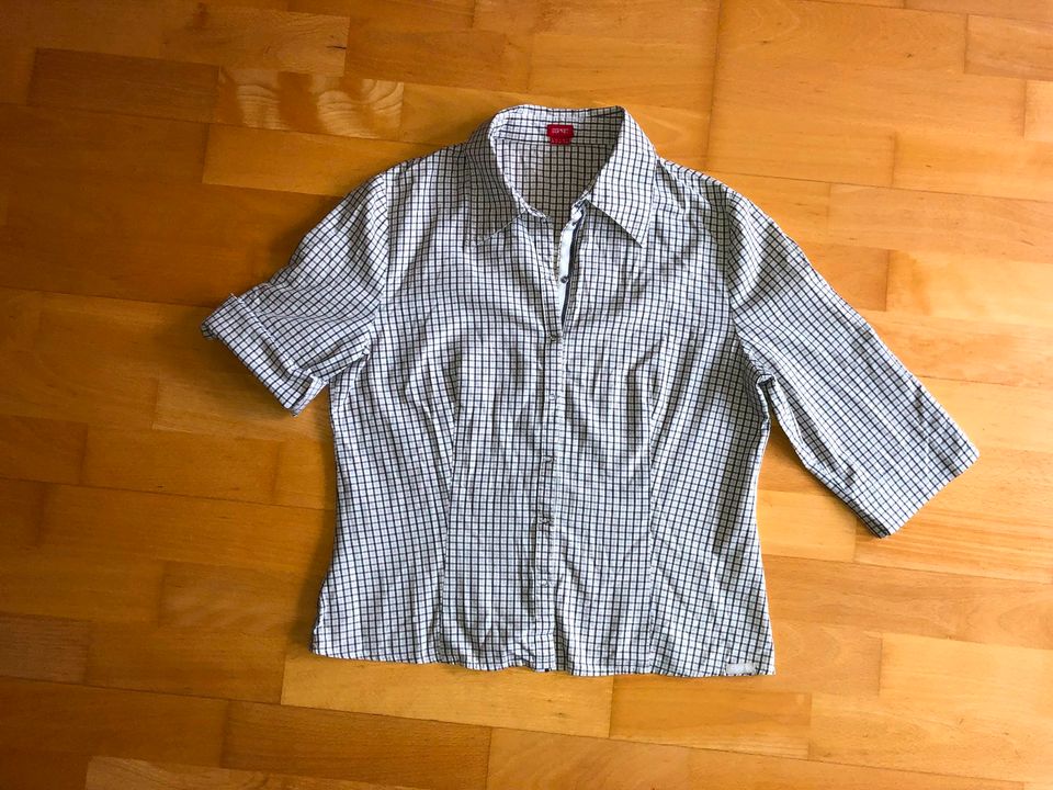 ESPRIT Bluse Hemdbluse kariert kurzarm T-Shirt Größe 40 Damen in Kr.  München - Unterföhring | eBay Kleinanzeigen ist jetzt Kleinanzeigen