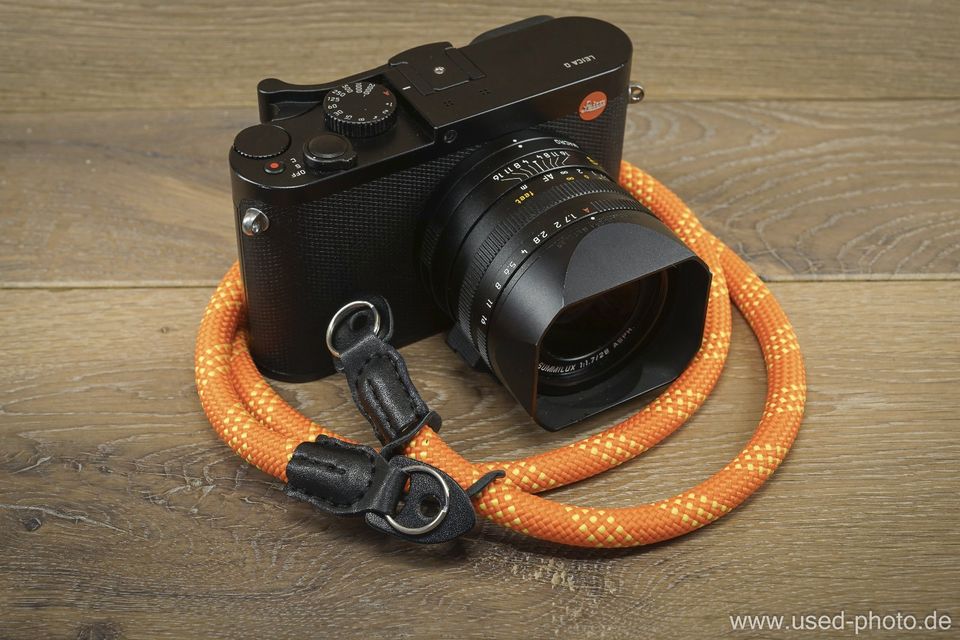 Orange / Gelb Kameragurt Seil Schultergurt Canon Sony Fuji Leica in Malsfeld