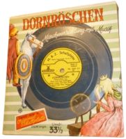 Dornröschen - Schallplatte ist gleichzeitig Märchenbuch "Rarität Bayern - Großheirath Vorschau