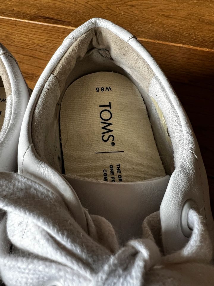 Toms Sneaker Weiss 39 in Holzbunge