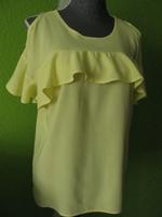 "BODYFLIRT" Bluse Schultern cut outs, Rüsche Rückenschlitz Gr42 Leipzig - Schönefeld-Abtnaundorf Vorschau