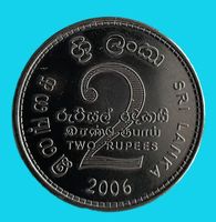 Sri Lanka 2 Rupees münze 2006 Hessen - Wetzlar Vorschau
