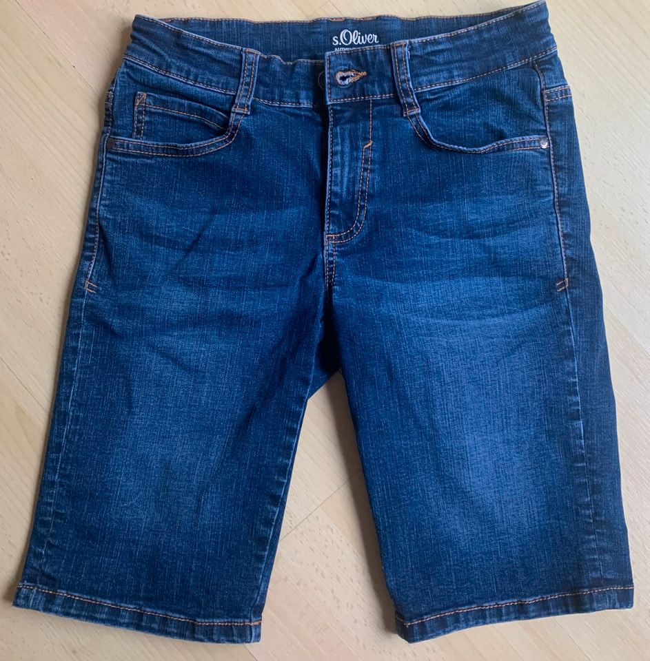 s.Oliver Jeans Bermuda Gr. 158 blau in Edingen-Neckarhausen