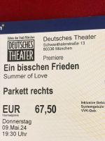 2x Musical Deutsches Theater München 9. Mai "Ein bischen Frieden" Baden-Württemberg - Ochsenhausen Vorschau
