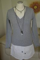 s.Oliver schöner Damen Strickpullover Pullover Gr. M grau Rostock - Lichtenhagen Vorschau