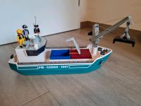 Playmobil 5253 Frachtschiff mit Verladekran Baden-Württemberg - Albershausen Vorschau