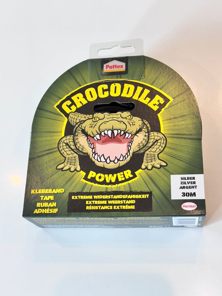 Pattex Crocodile Power Tape 2x30m 50mm silber (Gaffa, Panzertape) in Merzig