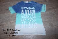 T-Shirt blau weiß junge Gr 110 Topolino super Zustand Brandenburg - Zehdenick Vorschau