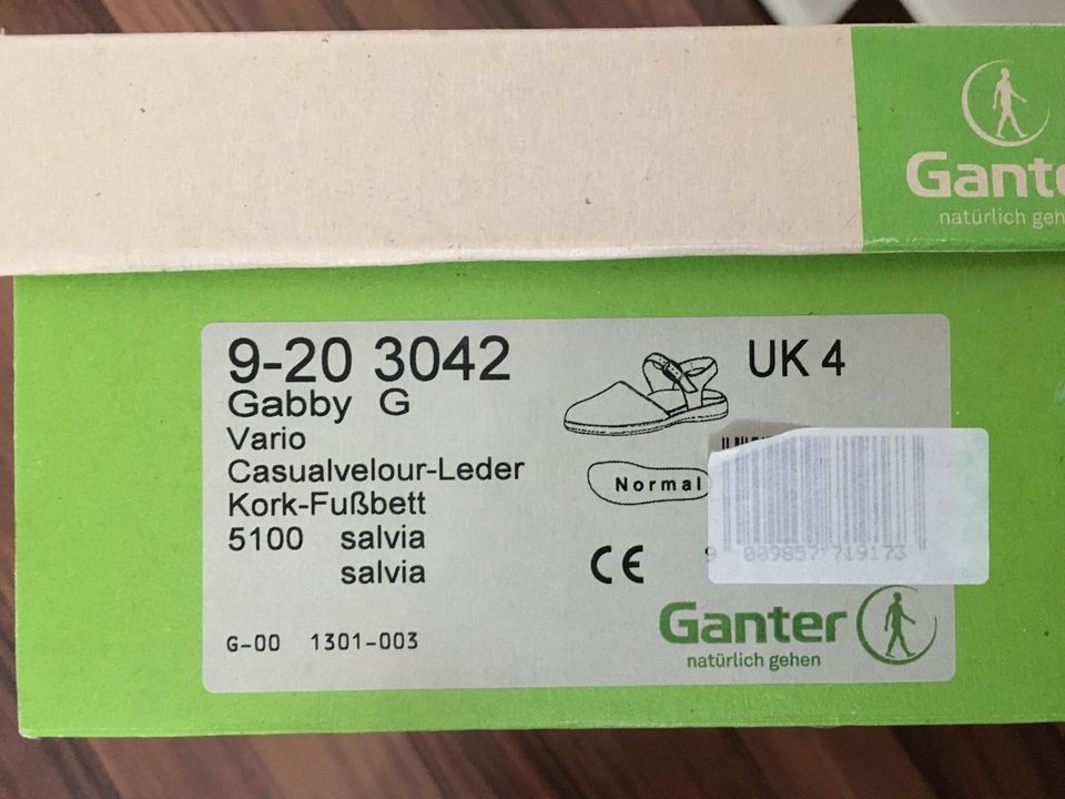 Ganter Sandalen, Leder, neu und ungetragen in Darmstadt