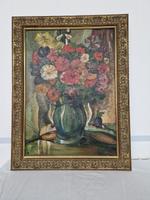 Ölgemälde Vase mit Blumen Bayern - Rennertshofen Vorschau