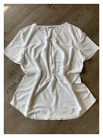 ❤️ TOP! Damen-Bluse Gr. 42 GERRY WEBER weiß kurzer Arm Sachsen-Anhalt - Halberstadt Vorschau