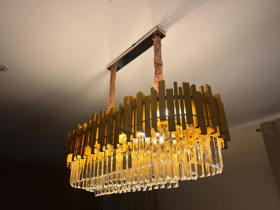 NEU! Deckenleuchte Deckenlampe Licht Wohnzimmer Gold in Gladbeck