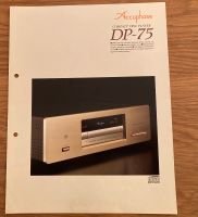 ACCUPHASE DP 75 Prospekt von 1994 in engl. Nordrhein-Westfalen - Gronau (Westfalen) Vorschau