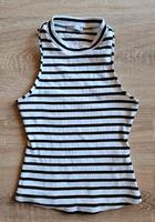 schwarz weiß gestreiftes Turtleneck Sommertop Bershka Gr S 36 Bayern - Weidenberg Vorschau