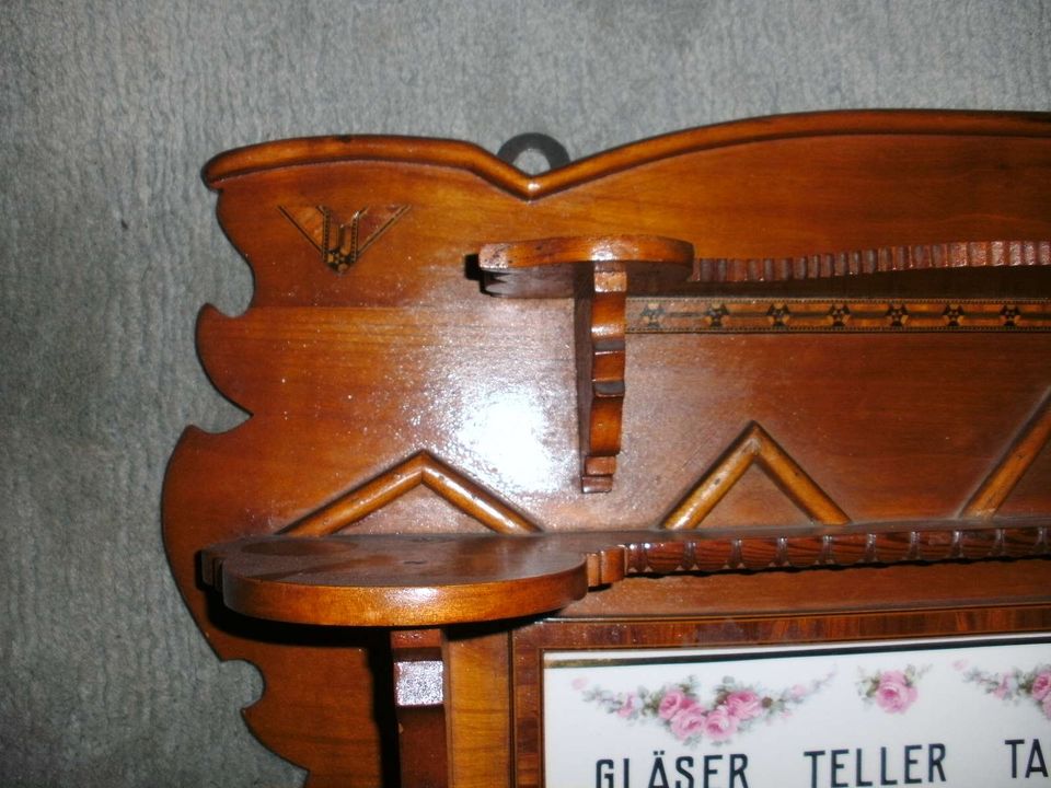 Roesler Handtuchhalter mit dem begehrten Rosenmuster + Intarsien in Stolberg (Rhld)