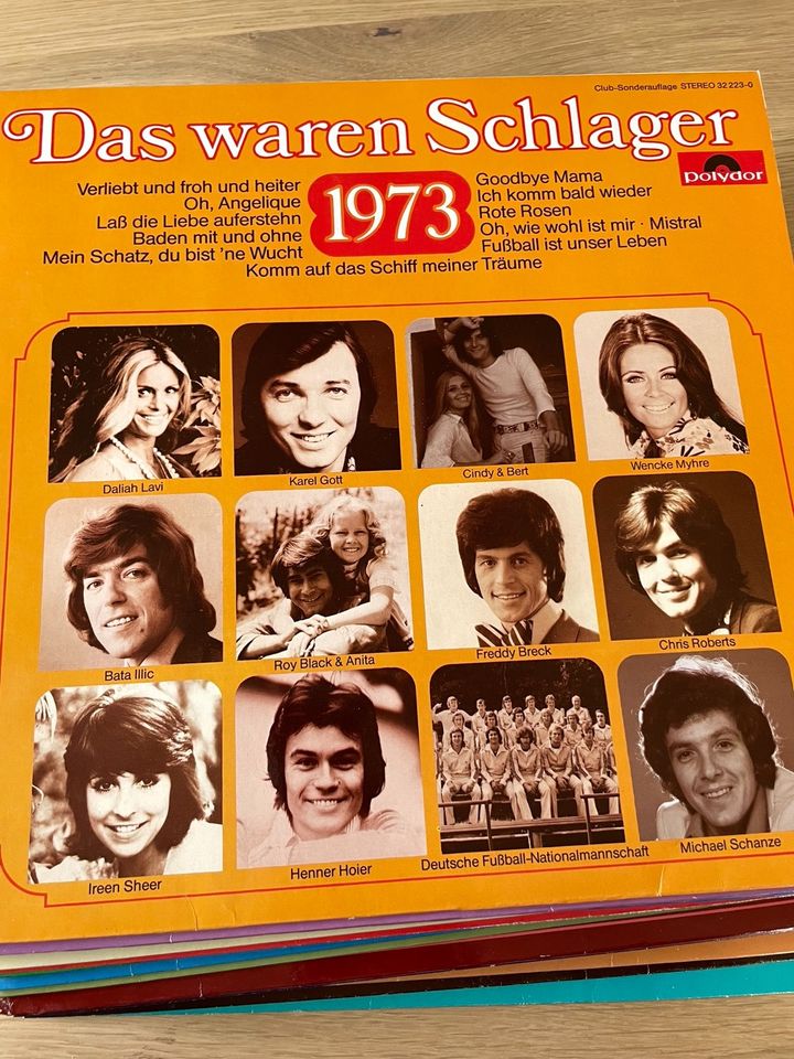 Schallplatten das waren Schlager 1951 - 1976 LP Sammlung in Pfofeld