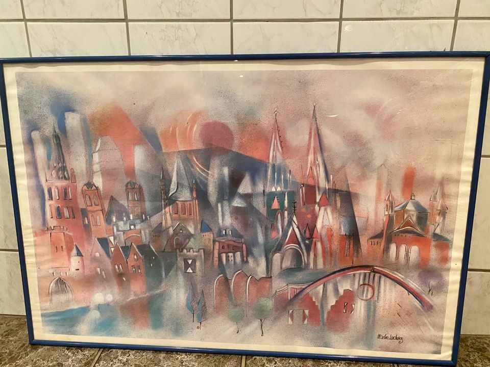 Original Köln Bild von Martin Ludwig mit Rahmen in Köln