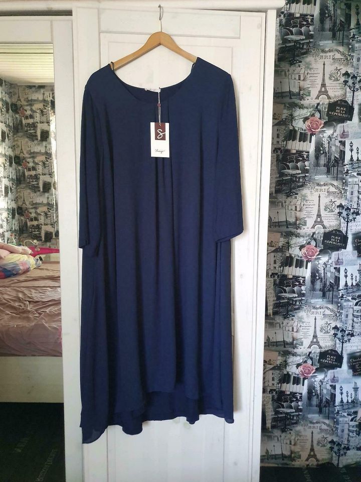 Damen Sheego Kleid im Layerlook Gr.52 Chiffon und Viskose marine in  Dortmund - Innenstadt-West | eBay Kleinanzeigen ist jetzt Kleinanzeigen