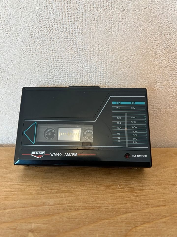 Walkman BESTAR WM 40 Retro Original voll funktionstüchtig in Neuberg