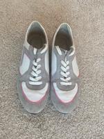Sneaker, grau-weiß-rosa, Echtleder, sportlich u elegant „La Shoe“ Wandsbek - Wohldorf-Ohlstedt Vorschau