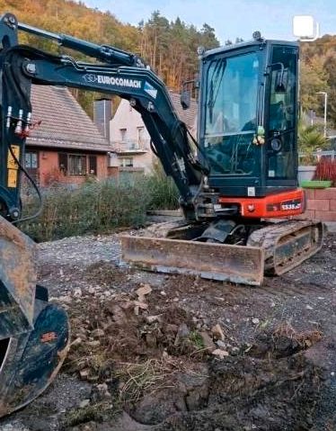 Baggerarbeiten Ausschachtung auch von Hand L-Steine setzen in Iserlohn