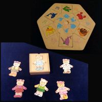 Holzpuzzle, Steckspiel, Holz-Puzzle (beide zusammen 4€) Bad Doberan - Landkreis - Tessin Vorschau