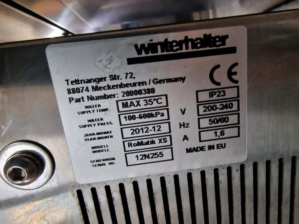 Osmoseanlage Umkehrosmose winterhalter RoMatik XS + Zubehör in Heusweiler