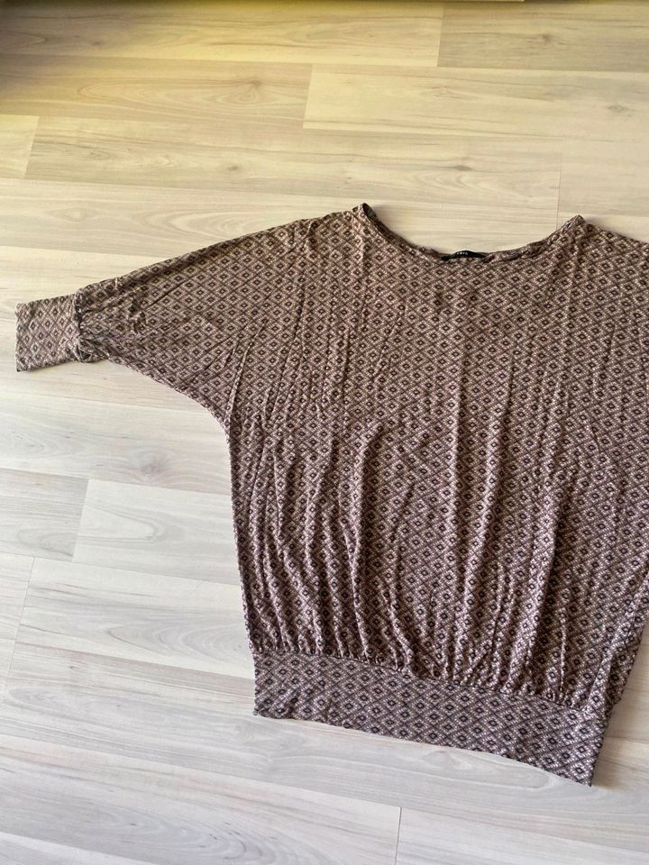 Zero Pullover Sweater Pulli Gr: 38 -40 beige braun Muster in Camburg
