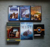 Myst I, Myst III, IV, & V - 4 PC Spiele & Lösungsbuch Hessen - Obertshausen Vorschau