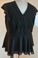 Damen Bluse Ashley Brooke Party Fest Gr.44 Paillette schwarz Köln - Blumenberg Vorschau