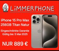 iPhone 15 Pro Max 256GB Titan Natur  Garantie  rechnung Hannover - Linden-Limmer Vorschau