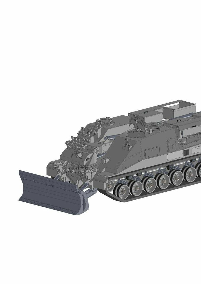 Pionierpanzer Kodiak 3D-Modell im Maßstab 1/8 in Roggenburg