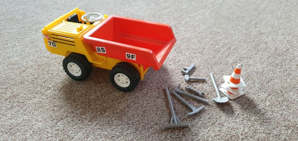 Playmobil 3508 Dumper Retro Baustelle Frontkipper in Kirchgellersen