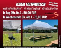 *MIETE* 6x3m Faltpavillon / Partyzelt / Pavillon Frankfurt am Main - Griesheim Vorschau