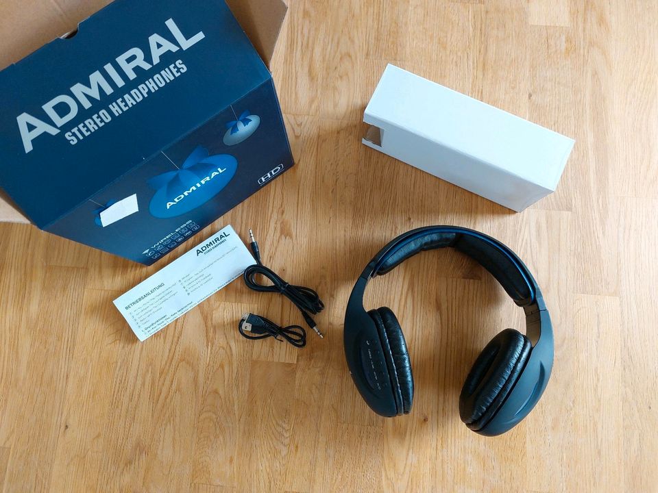 Original Kopfhörer Admiral Headset Gaming Headphone Wireless in Stadtsteinach