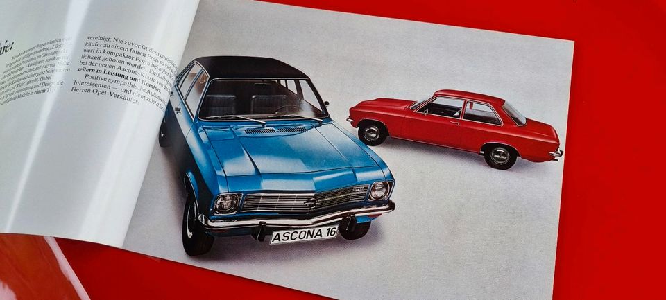 Opel Ascona A / Opel Ascona 16 Handbuch Verkäufer Rarität/Intern in Neuenstein