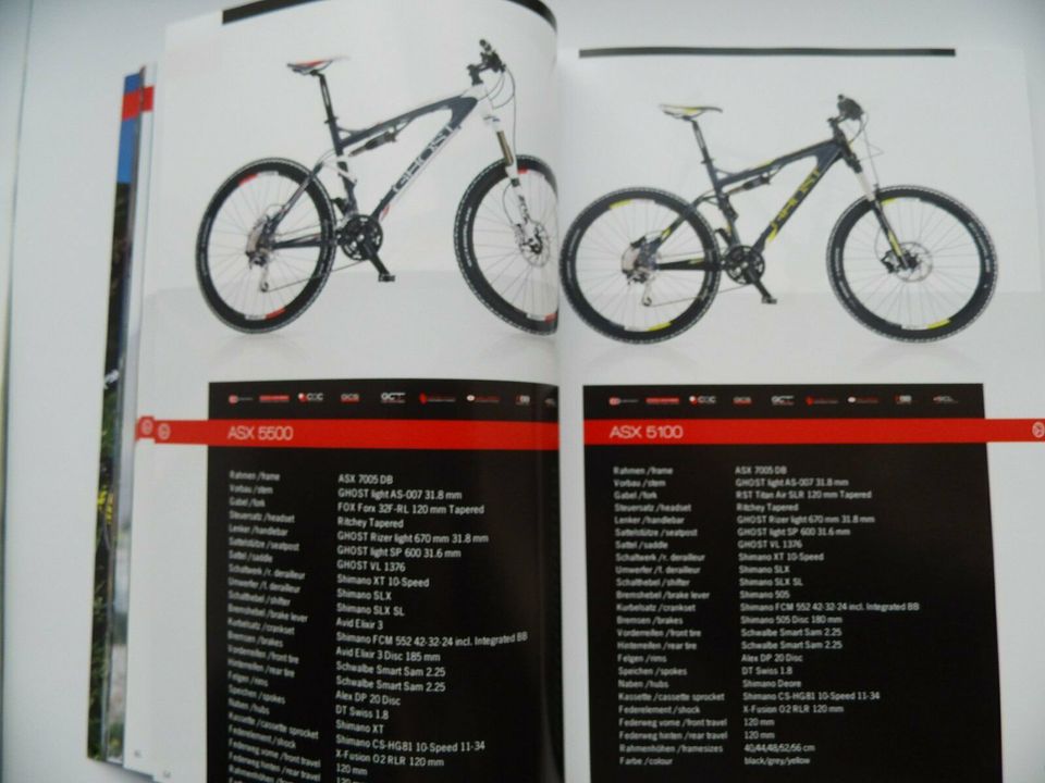 Ghost, Katalog, Broschüre, Prospekt, 2011, MTB, Race, Fahrräder in Rheda-Wiedenbrück