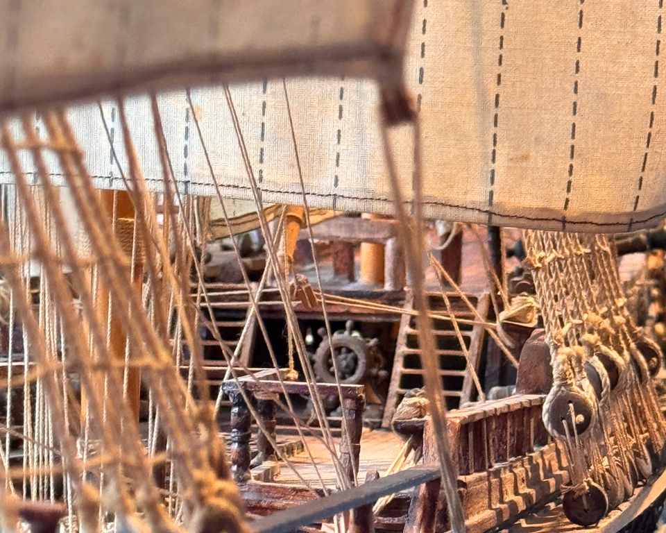 Modellsegelschiff Norske Löve, ❗️mit  ACRYL HAUBE ❗️Holzschiff in Essen