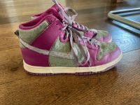 Nike Dunk High green/ pink Hessen - Ober-Ramstadt Vorschau