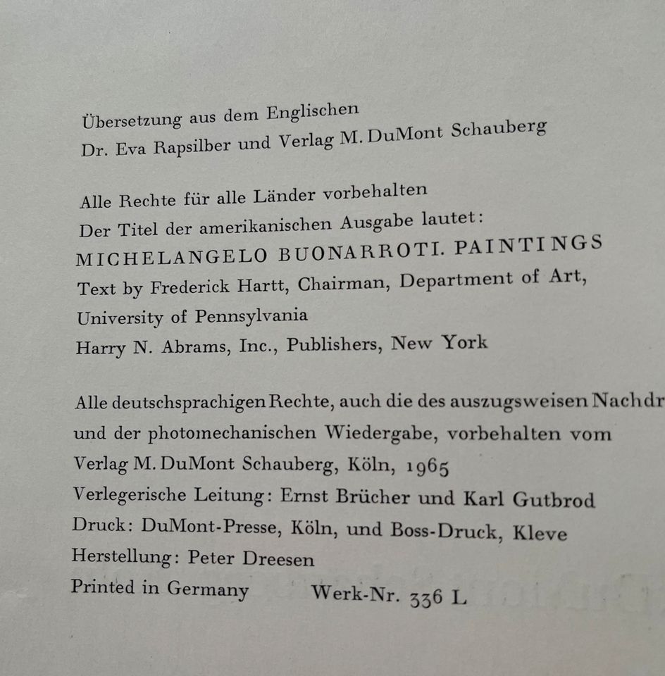 Michelangelo u. Van Gogh Bildband berühmte Künstler in Kühlungsborn