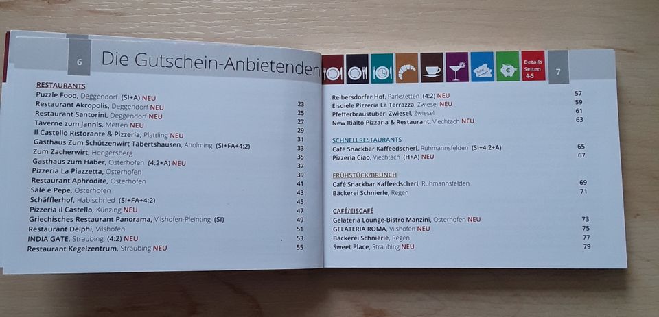 Gutscheinbuch Schlemmerblock Deggendorf & Umgebung 2024 in Aldersbach