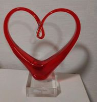 Leonardo Skulptur Heart Glas-Herz rot Hessen - Münzenberg Vorschau