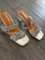 High Heels, Hohe Schuhe, heels, silber, glitzer, Größe 40, schuhe Hessen - Hanau Vorschau